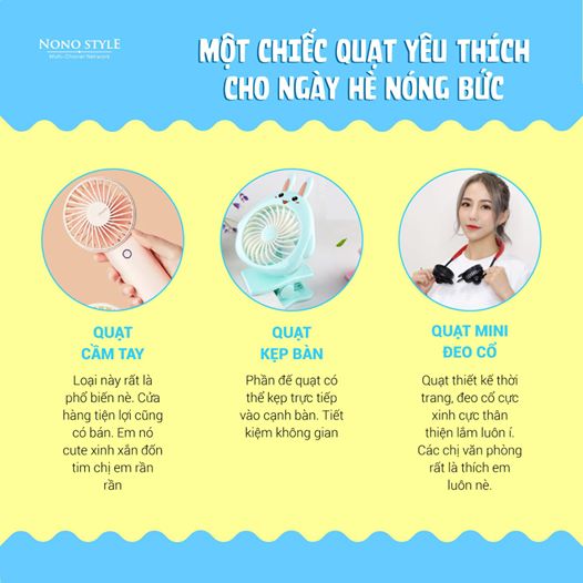 Quạt mini nhiều người mua nhất