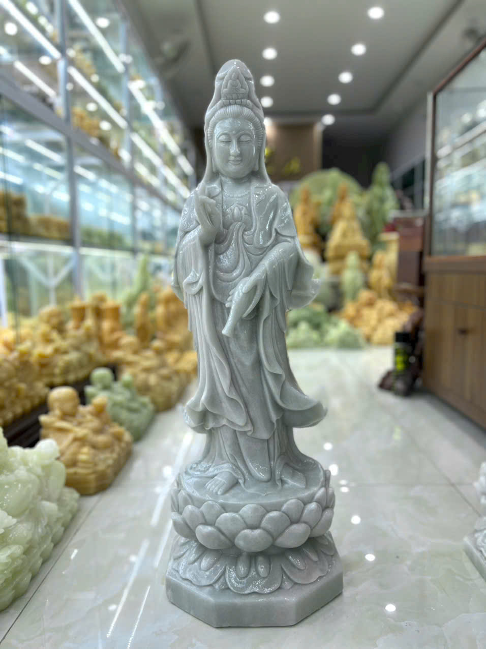 TƯỢNG PHẬT ĐÁ ĐỂ CHẤN TRẠCH, TRỪ TÀ