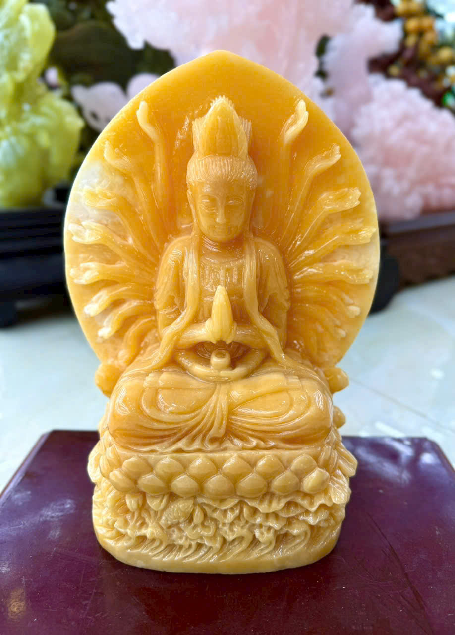 TƯỢNG PHẬT QUAN ÂM ĐÁ NON NƯỚC 