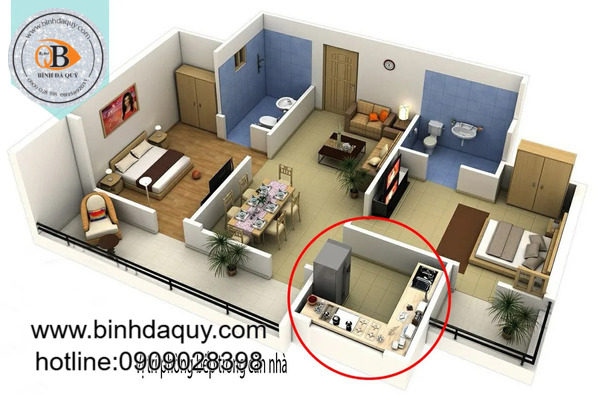 Bố Trí Cửa, Bếp, Phòng Ngủ Theo Bát Trạch Phong Thủy